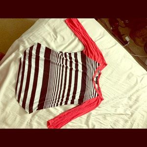 3/4 length sleeve t shirt